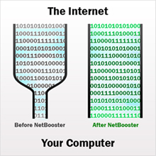 Slow PC NetBooster enables the transfer of more data over your existing connection