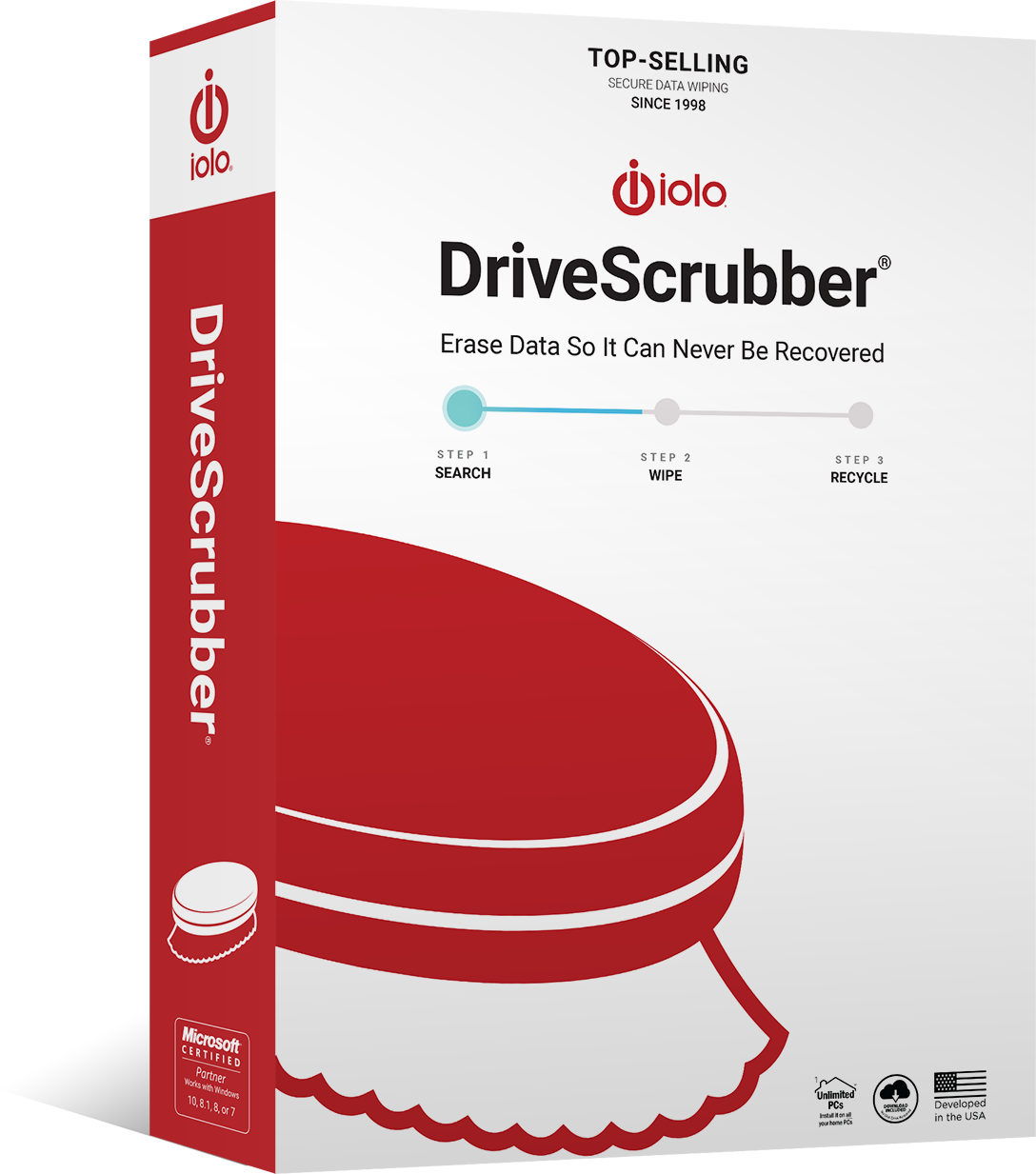 DriveScrubber box facing right