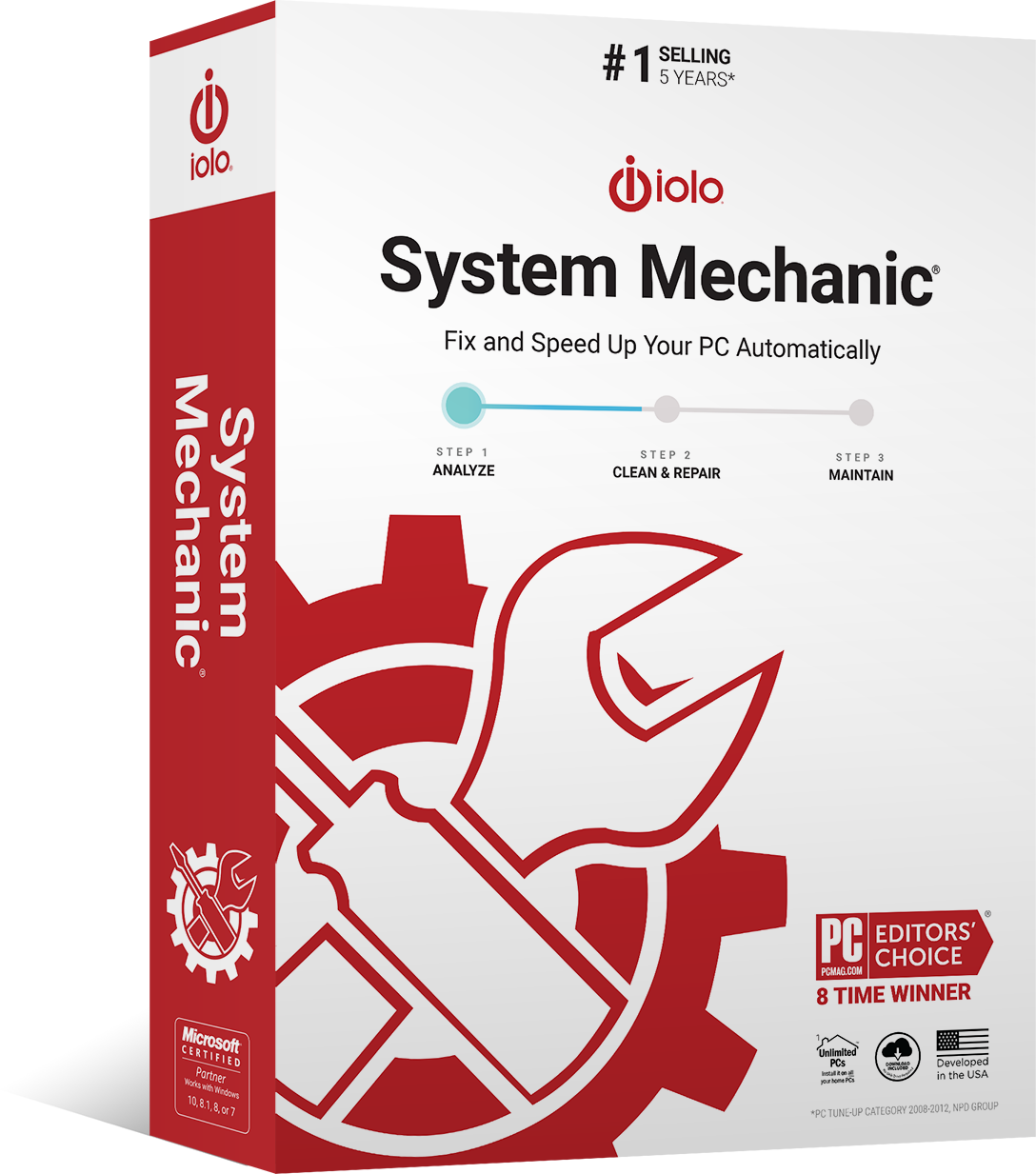 System Mechanic box facing right