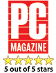 PC Magazine Five Star Rating