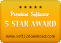 Soft32Download 5 Star Award