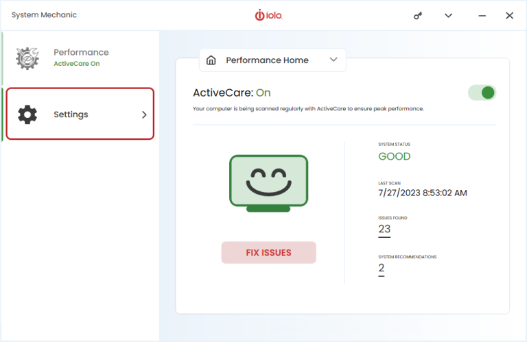 System Mechanic Product Support - AOL | iolo