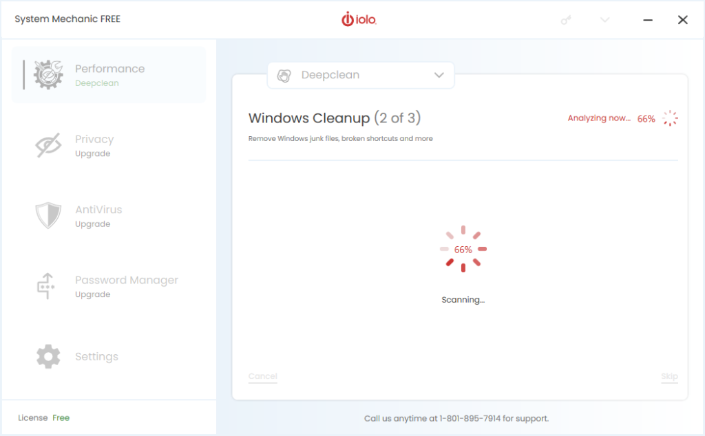 Windows Cleanup Software Install System Mechanic Free | iolo
