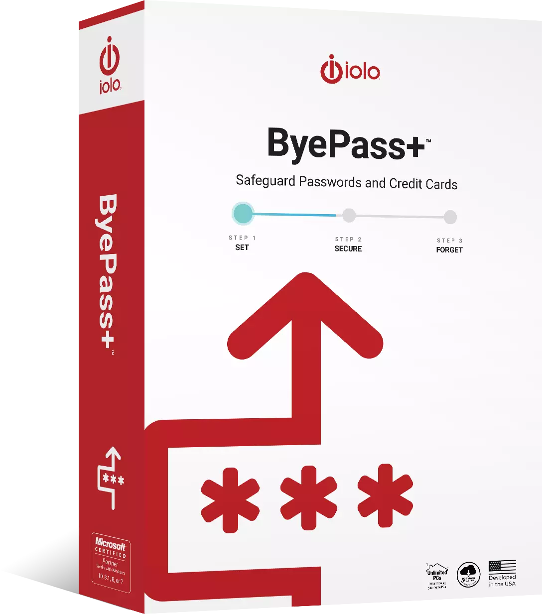 ByePass+ | Shield Online Passwords & Credit Cards box